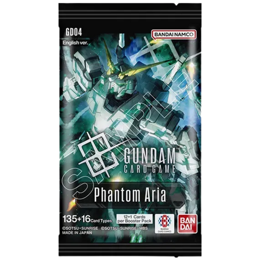 Gundam Card Game GD-04 Phantom Aria booster pack sealed Bandai trading card pack