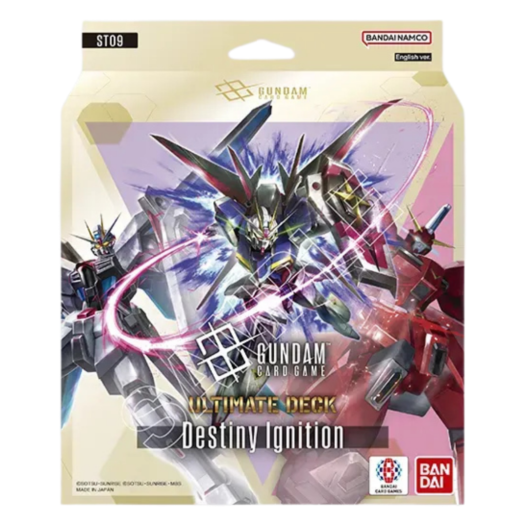 Gundam Card Game ST-09 Destiny Ignition Ultimate Deck box Bandai ready to play deck with bonus pack