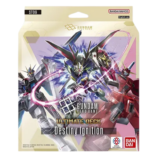 Gundam Card Game ST-09 Destiny Ignition Ultimate Deck box Bandai ready to play deck with bonus pack
