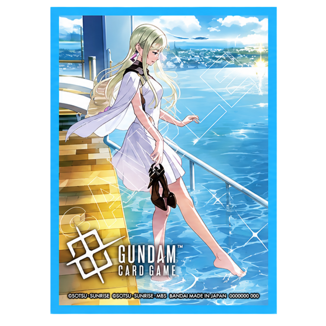 Gundam Card Game Official Card Sleeves Set 2 featuring Lady Luck (Gigi Andalucia) design
