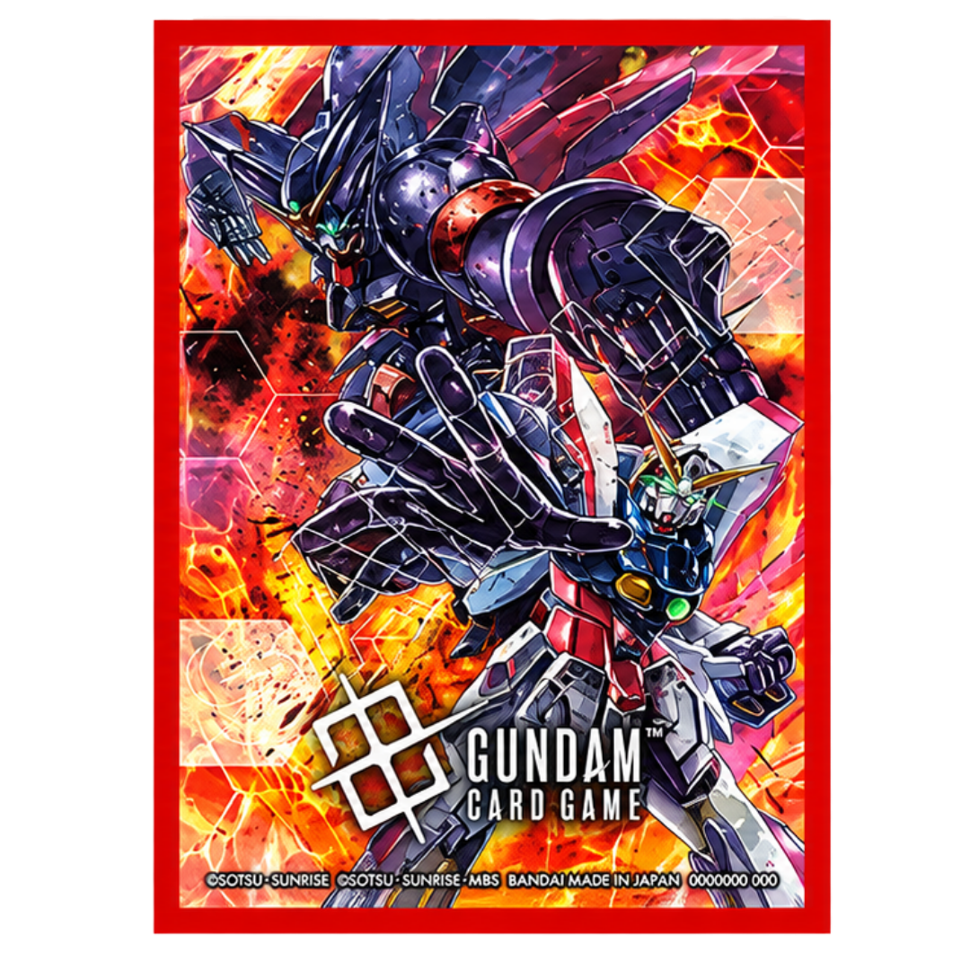 Gundam Card Game Official Card Sleeves Set 2 featuring Shining Gundam & Master Gundam design