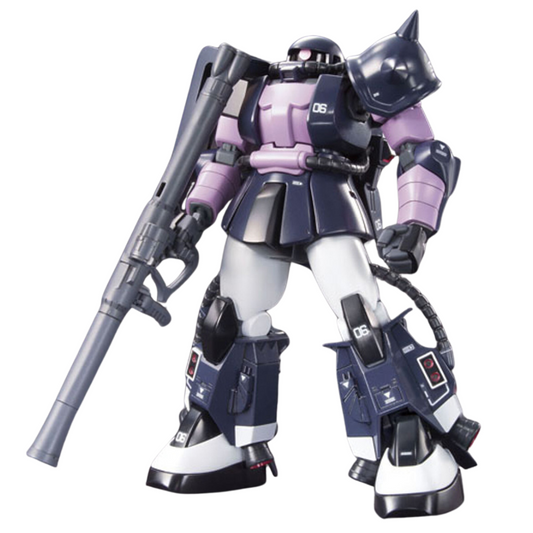 Bandai - HG - MS-06R-1A ZAKU II (Black Tri-Stars)