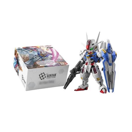 Gundam Newtype Ascension Bundle with MGSD Gundam Aerial and GD01 Newtype Rising booster display