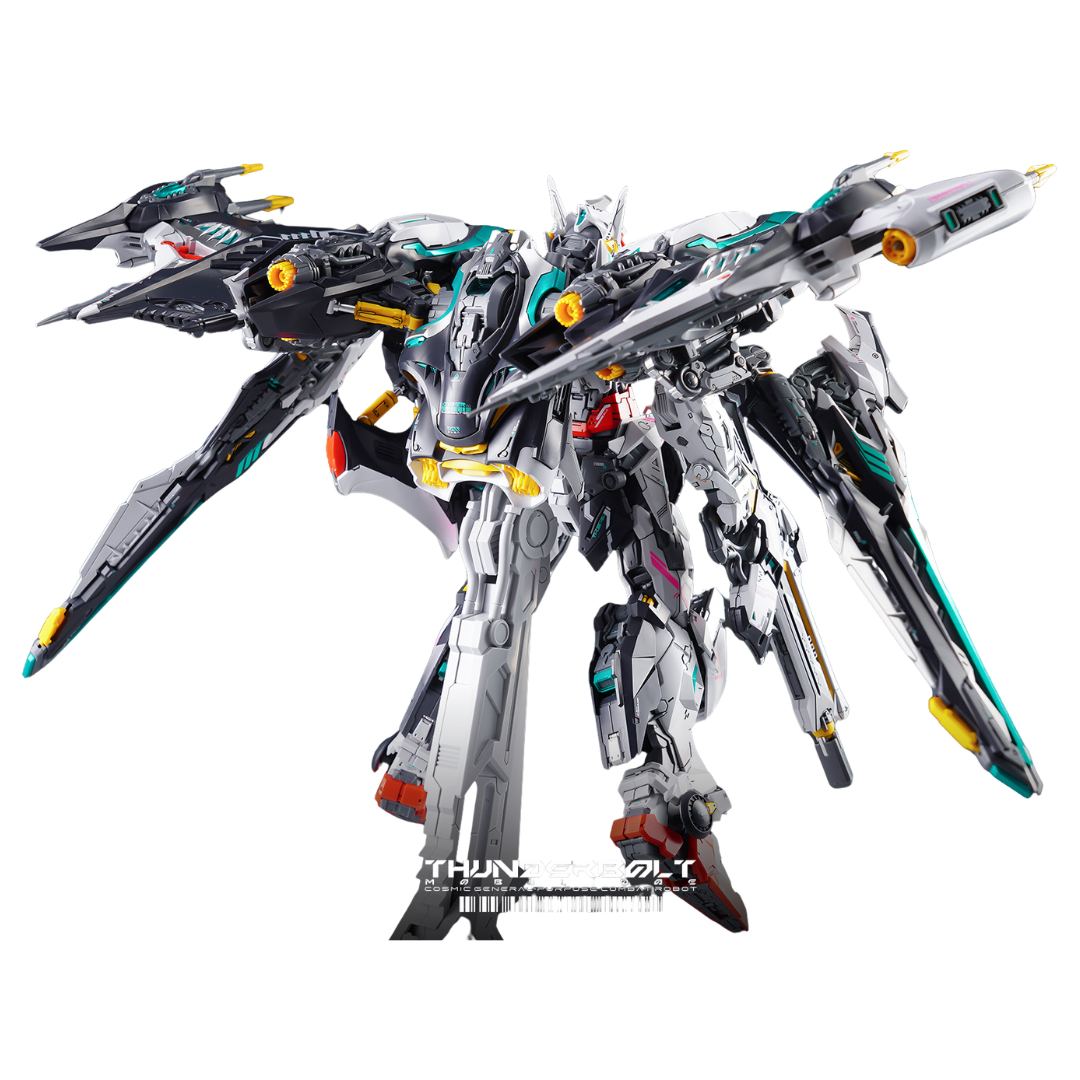 Infinity Nova Thunderbolt Mobildae THB‑03M model kit by IN ERA with detailed frame, twin cannons, and futuristic mecha design