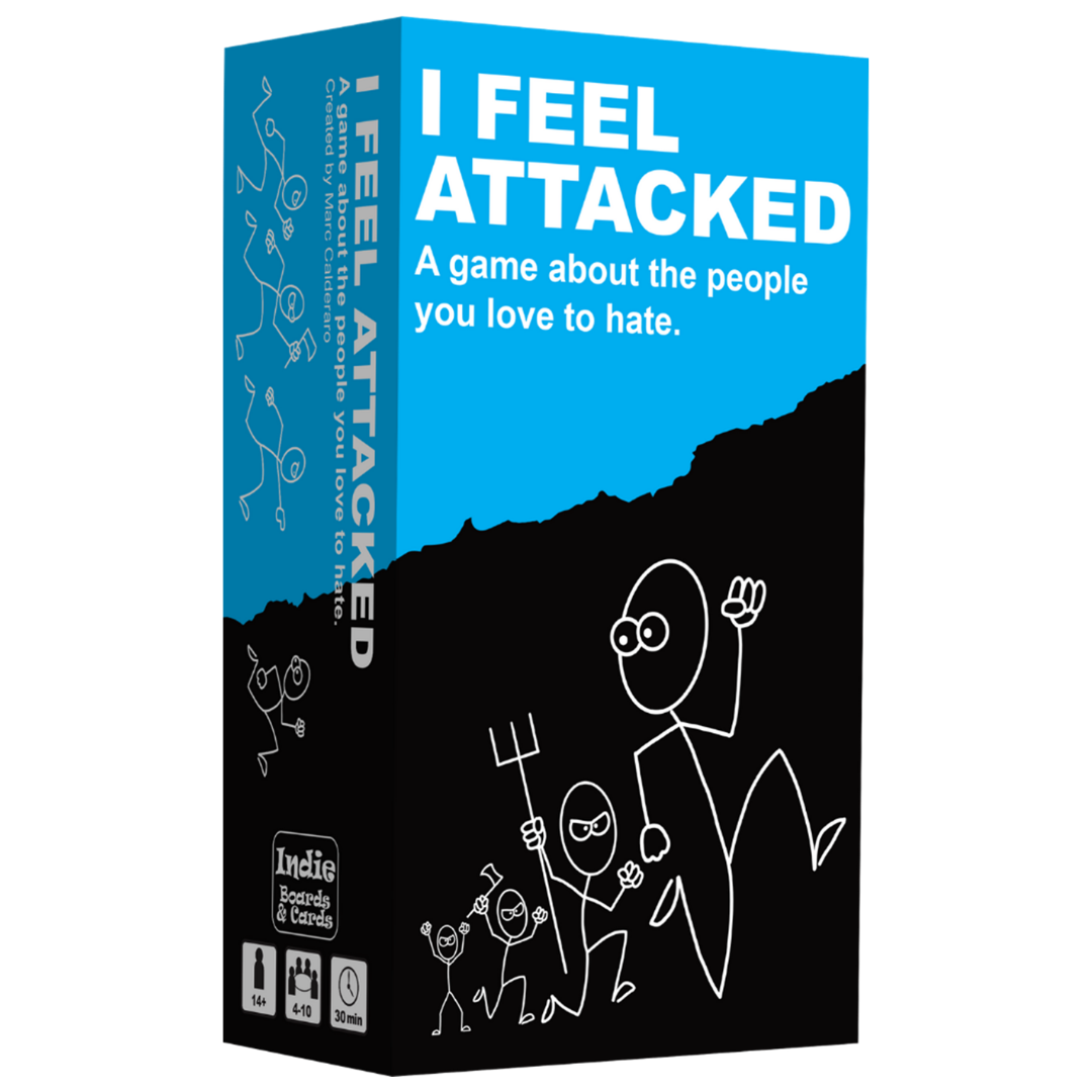 I Feel Attacked party card game for social game nights and group play
