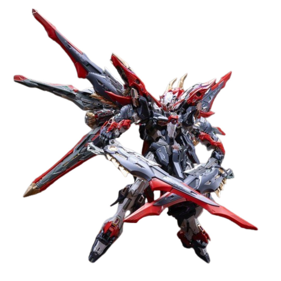 Infinite Dimension 1/100 Advanced Strategic Revenge Titan model kit with detailed mechanical armor