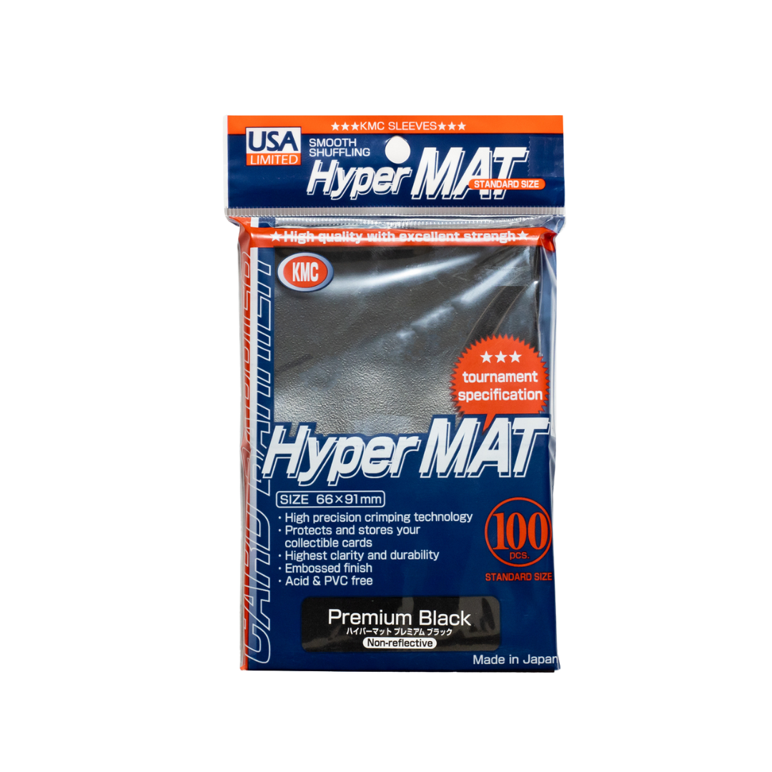 KMC - Premium Hyper Matte - Black 100ct