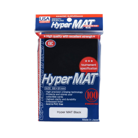 KMC Hyper Matte Black 100 count