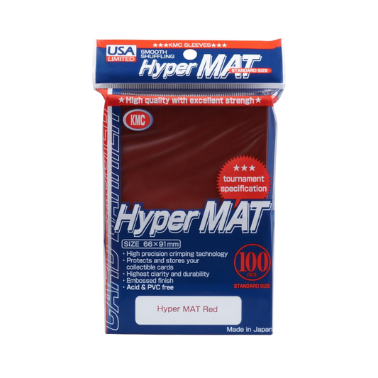 KMC Hyper Matte Red 100 count