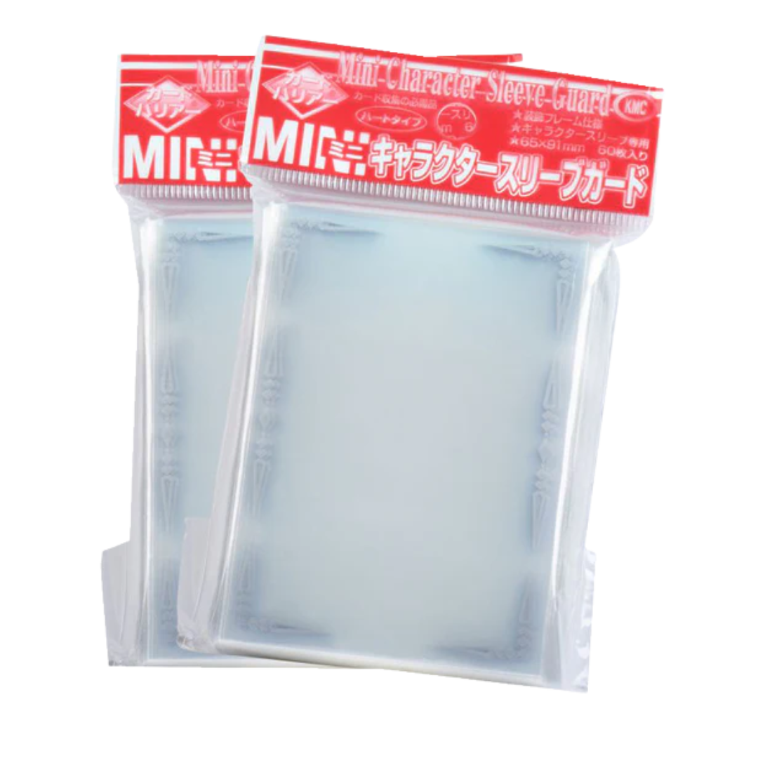 KMC Mini Character Guard Silver over sleeves 60 count pack for mini-size trading cards