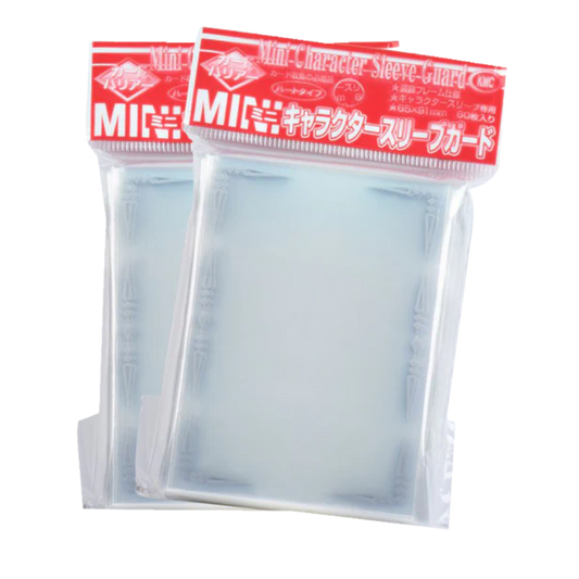 KMC Mini Character Guard Silver over sleeves 60 count pack for mini-size trading cards