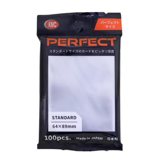 64mm x 89mm card sleeves KMC Barrier Perfect Hard Fits can be used in conjunction with our 35pt ONE VaultX Exact Fit Card Sleeves