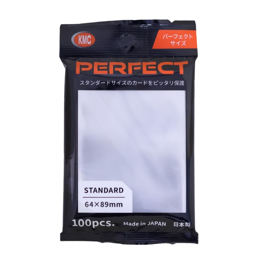 KMC Perfect fit sleeves 100ct 64mm x 89mm sleeves for tcg board games