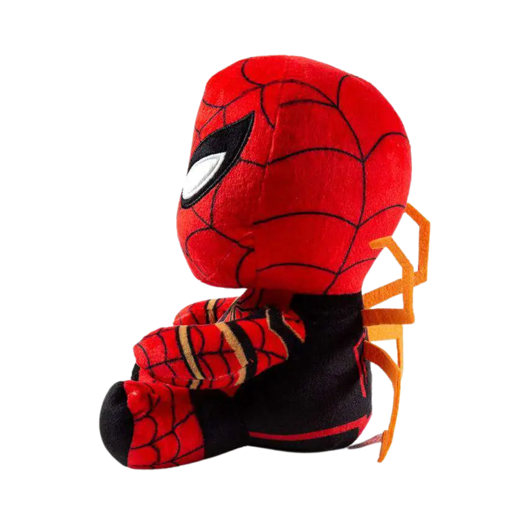 Iron Spider plush from Marvel's Infinity War by Kidrobot, 8-inch detailed Spider-Man plush toy, perfect for collectors and Marvel fans.