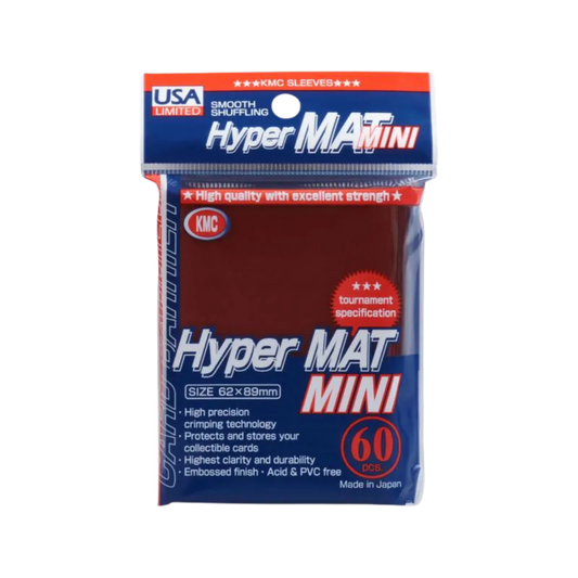 KMC - Mini Hyper Matte - Red 60ct