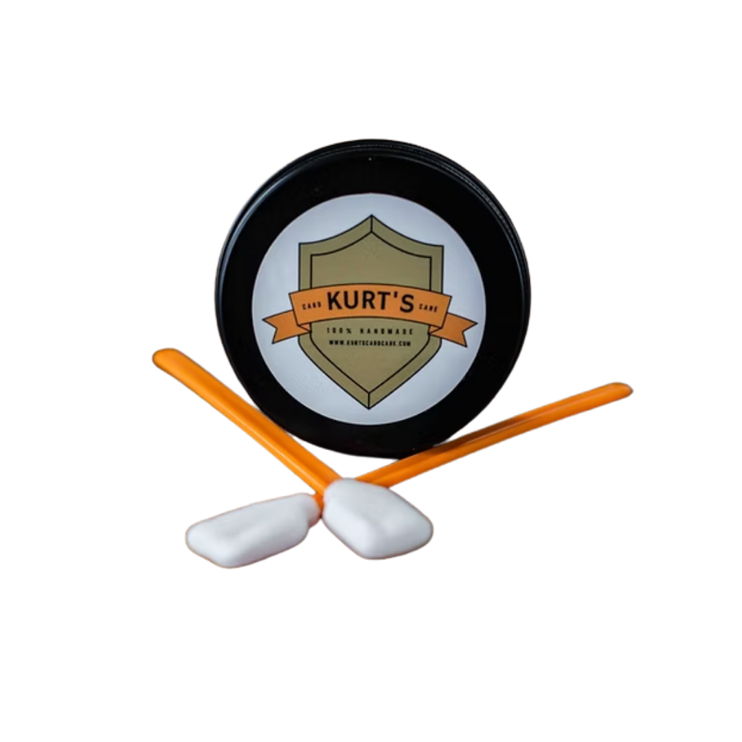 Kurt's Card Care Polish handmade non-abrasive polish for glossy sports cards, Chrome, Prizm, Optic and refractors