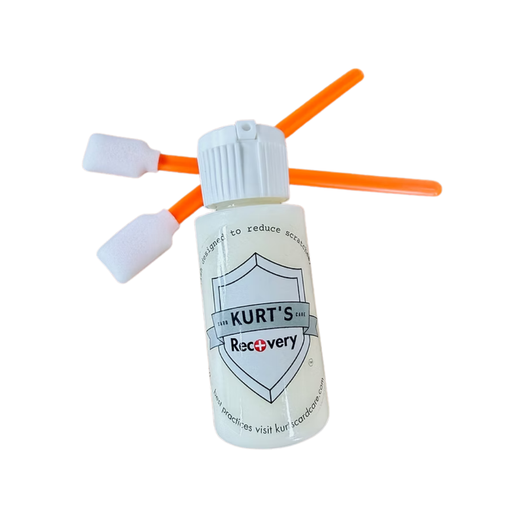 Kurt's Card Care Recovery 1 oz ultra-fine polish for Chrome, Prizm, Optic, Mosaic, and compatible trading cards