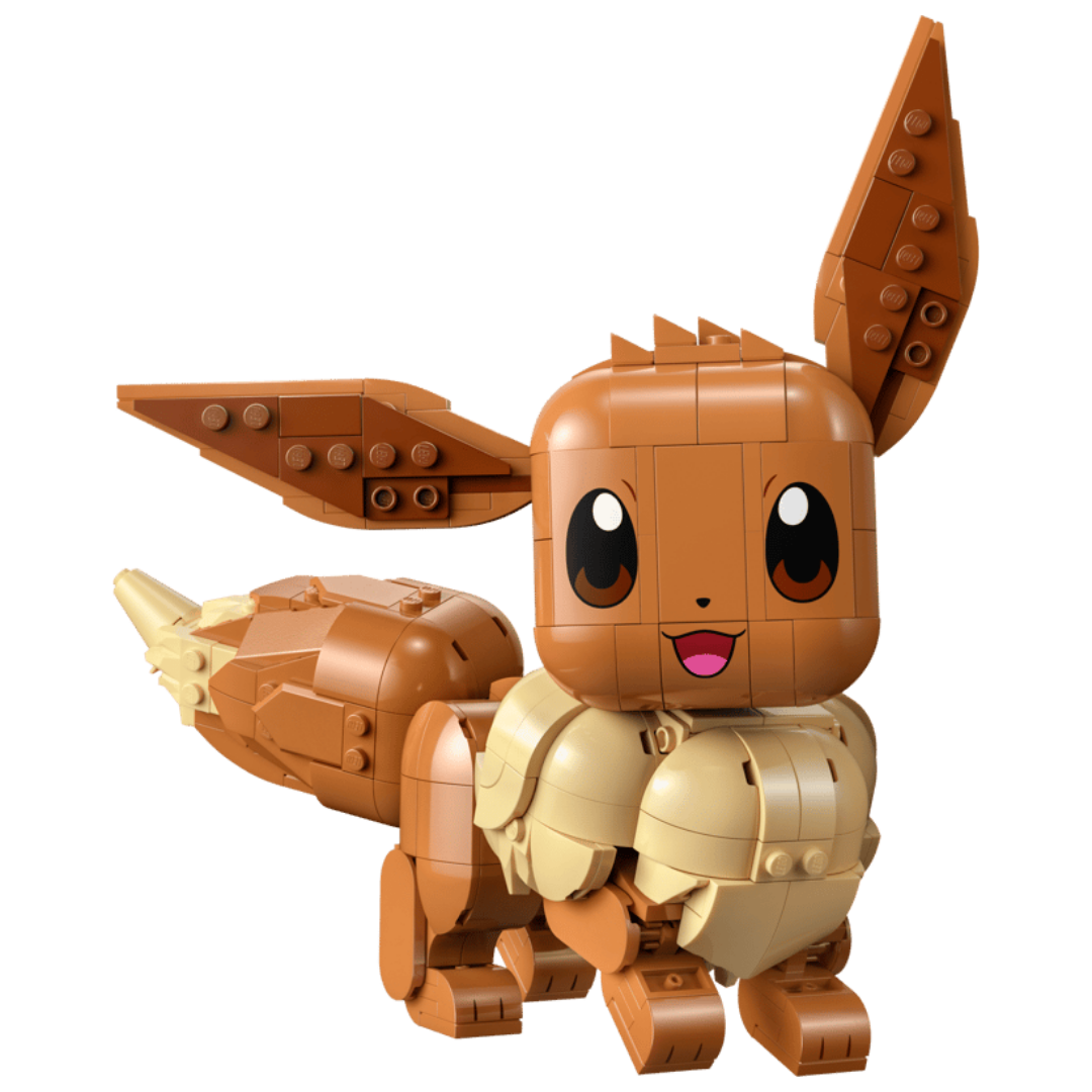 Lego Eevee 72151 Pokémon buildable display model with detailed features