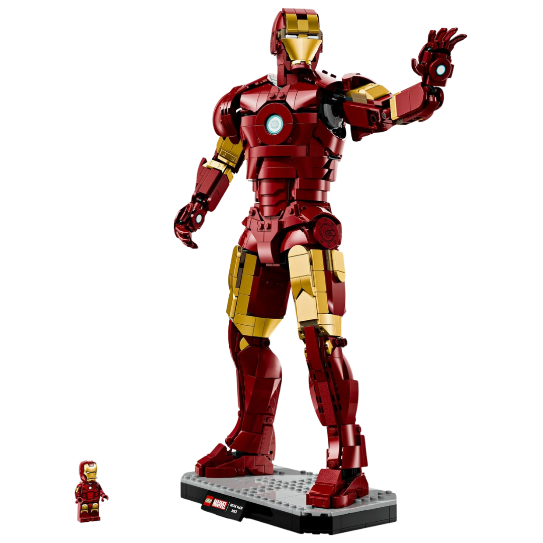 Lego Iron Man Mark 3 Collectors' Edition 76344 large-scale Marvel display model with minifigure