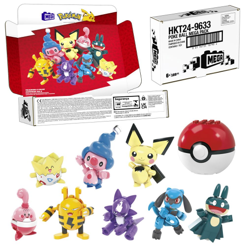 MEGA BLOKS POKEMON TRAINER 8PK