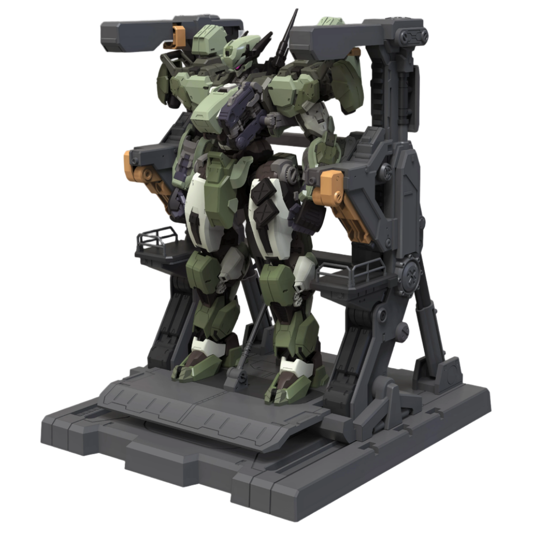 MJZ x Sunday Hobby 1/100 REA-03 Lynx display base with articulated support frame for model kits