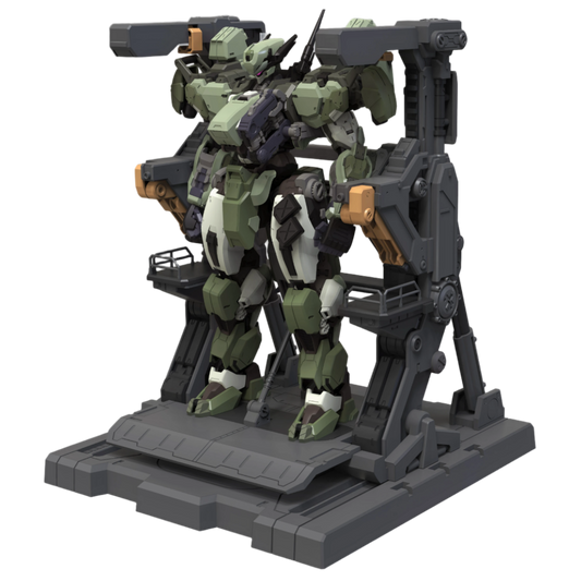 MJZ x Sunday Hobby 1/100 REA-03 Lynx display base with articulated support frame for model kits