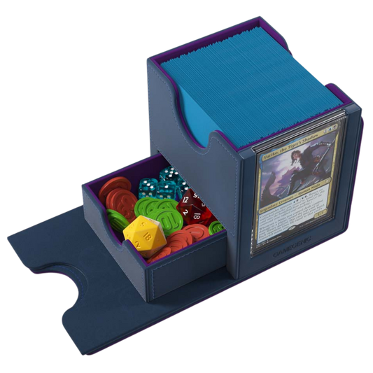 Gamegenic MTG Reality Fracture Sidekick Pro XL Theorix 100+ deck box with Commander display and accessory drawer
