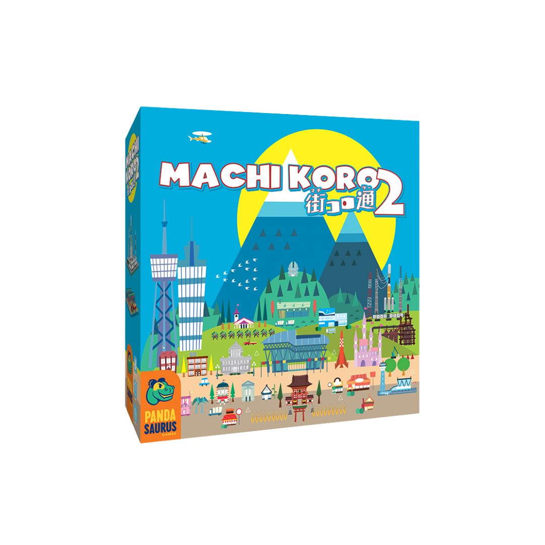 Machi Koro 2 board game featuring city-building mechanics, strategy, and new gameplay elements for fans of the popular series.