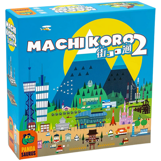 Machi Koro 2 board game featuring city-building mechanics, strategy, and new gameplay elements for fans of the popular series.