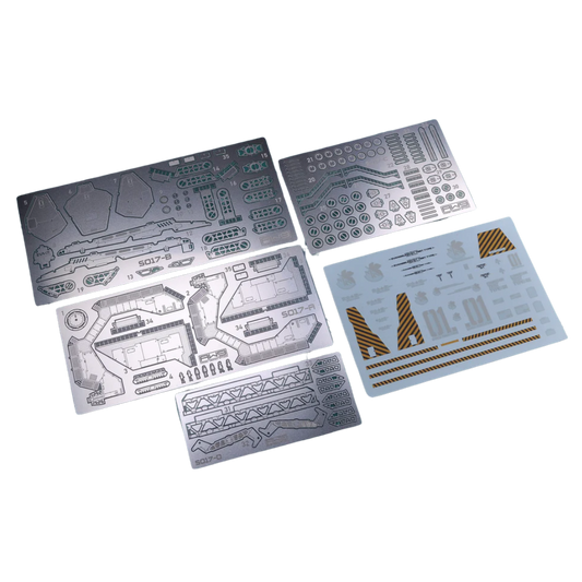 Madworks S017 Etching Parts for RG EVA DX Platform, metal detail upgrade set for enhancing Evangelion model displays and dioramas.

