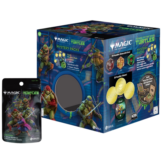 Sirius Dice Teenage Mutant Ninja Turtles MTG themed dice packs for gameplay and counters