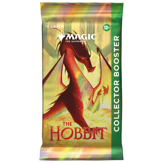 Magic The Gathering The Hobbit Collector Booster Pack with premium foil fantasy cards