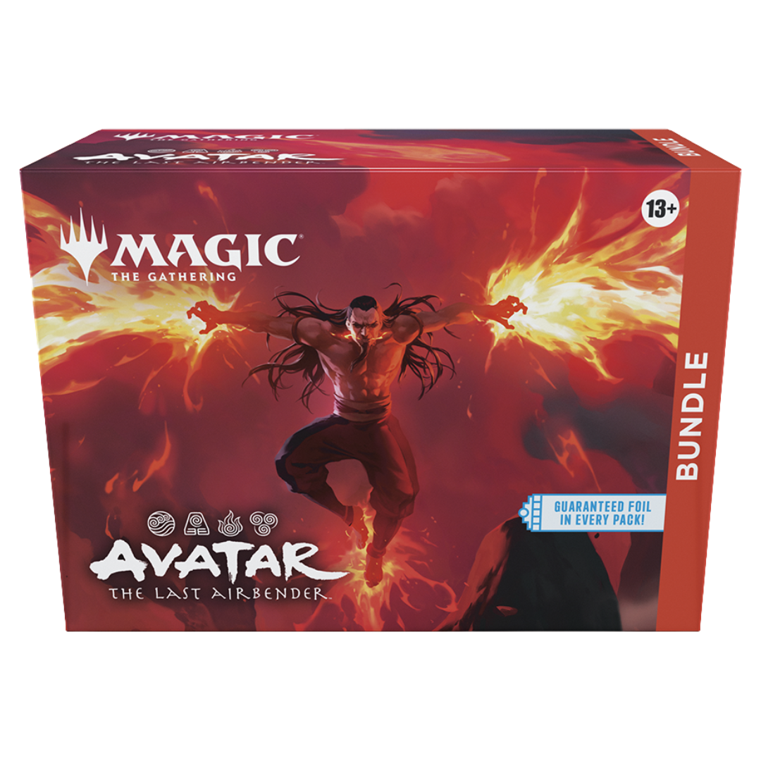 Magic the Gathering Avatar The Last Airbender Bundle box featuring Fire Nation artwork