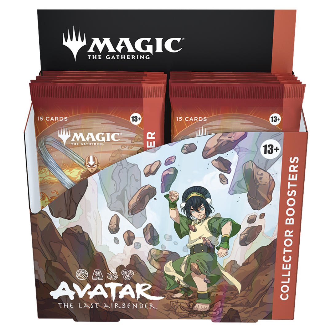 Magic the Gathering Avatar The Last Airbender Collector Booster box with 12 premium packs