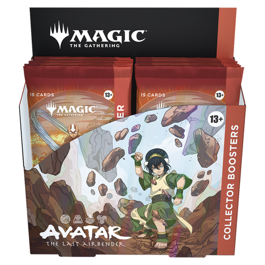 Magic the Gathering Avatar The Last Airbender Collector Booster box with 12 premium packs