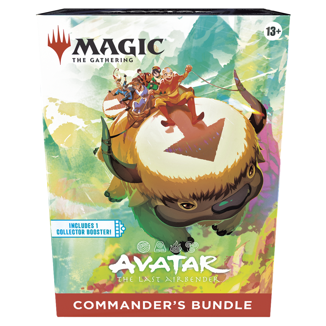 Magic the Gathering Avatar The Last Airbender Commander Bundle box featuring Appa and Team Avatar