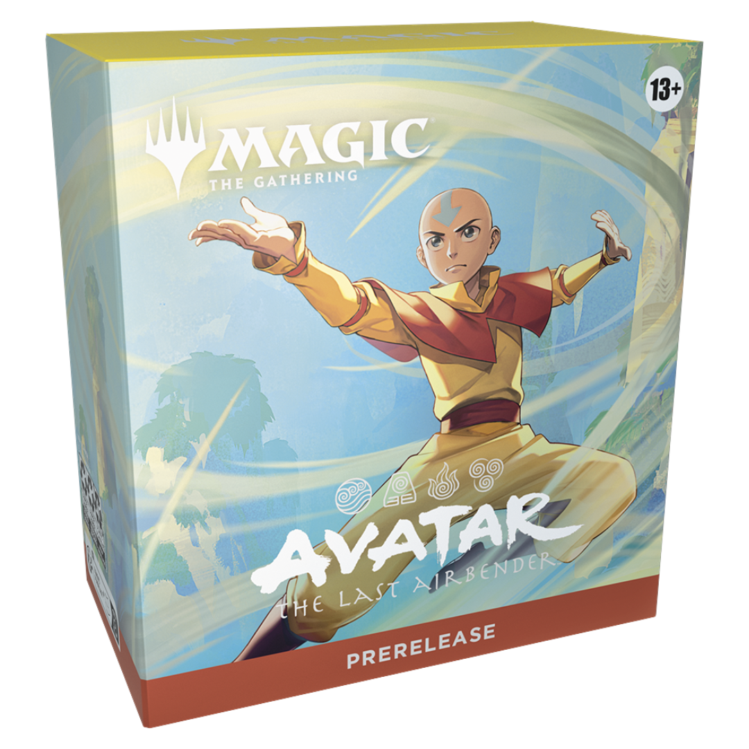 Magic the Gathering Avatar The Last Airbender Prerelease Kit with Aang artwork