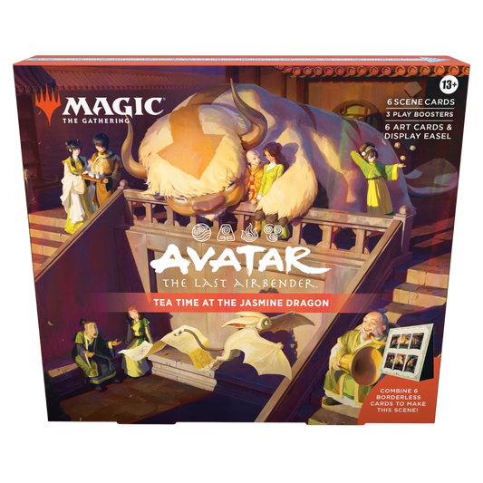 Magic the Gathering Avatar The Last Airbender Scene Box Tea Time at the Jasmine Dragon with Appa and characters