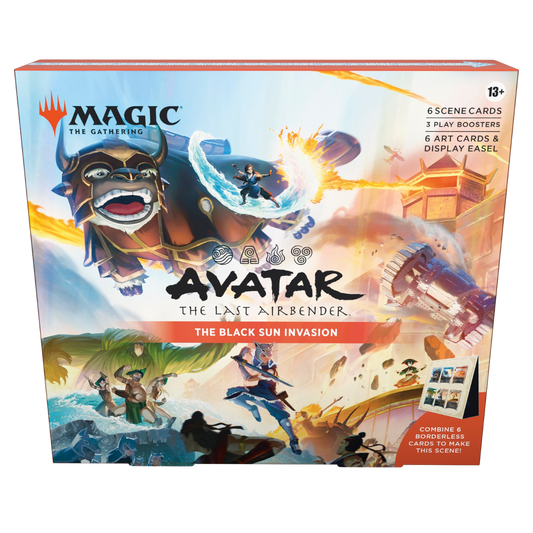 Magic the Gathering Avatar The Last Airbender Scene Box The Black Sun Invasion with Fire Nation battle scene