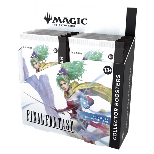Magic: The Gathering Final Fantasy Collector Booster, premium crossover booster pack with foil rares and exclusive art for MTG and Final Fantasy collectors.