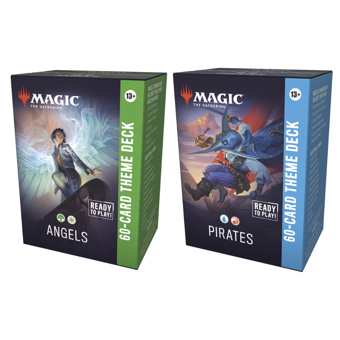 MTG Lorwyn Eclipsed 60-card Theme Deck set of 2, Pirates and Angels boxes