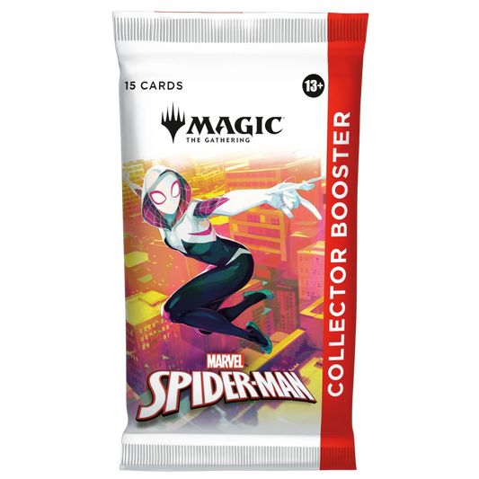 Magic the Gathering Marvel's Spider-Man Collector Booster Pack and foil variant cards