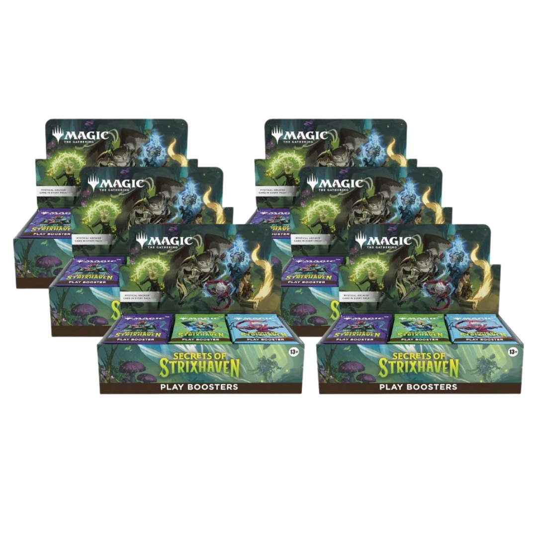 Magic: the Gathering - Secrets of Strixhaven - Play Booster -  Full Case of 6 Boxes