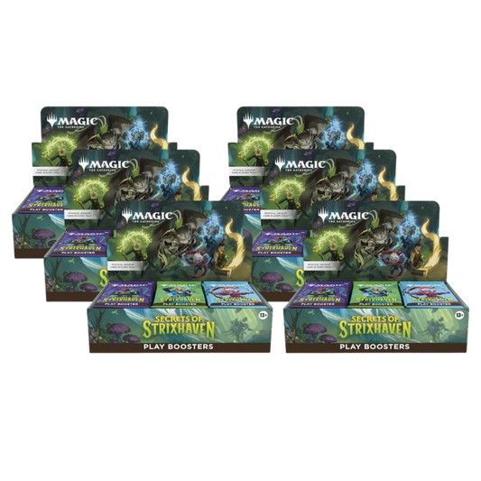 Magic: the Gathering - Secrets of Strixhaven - Play Booster -  Full Case of 6 Boxes