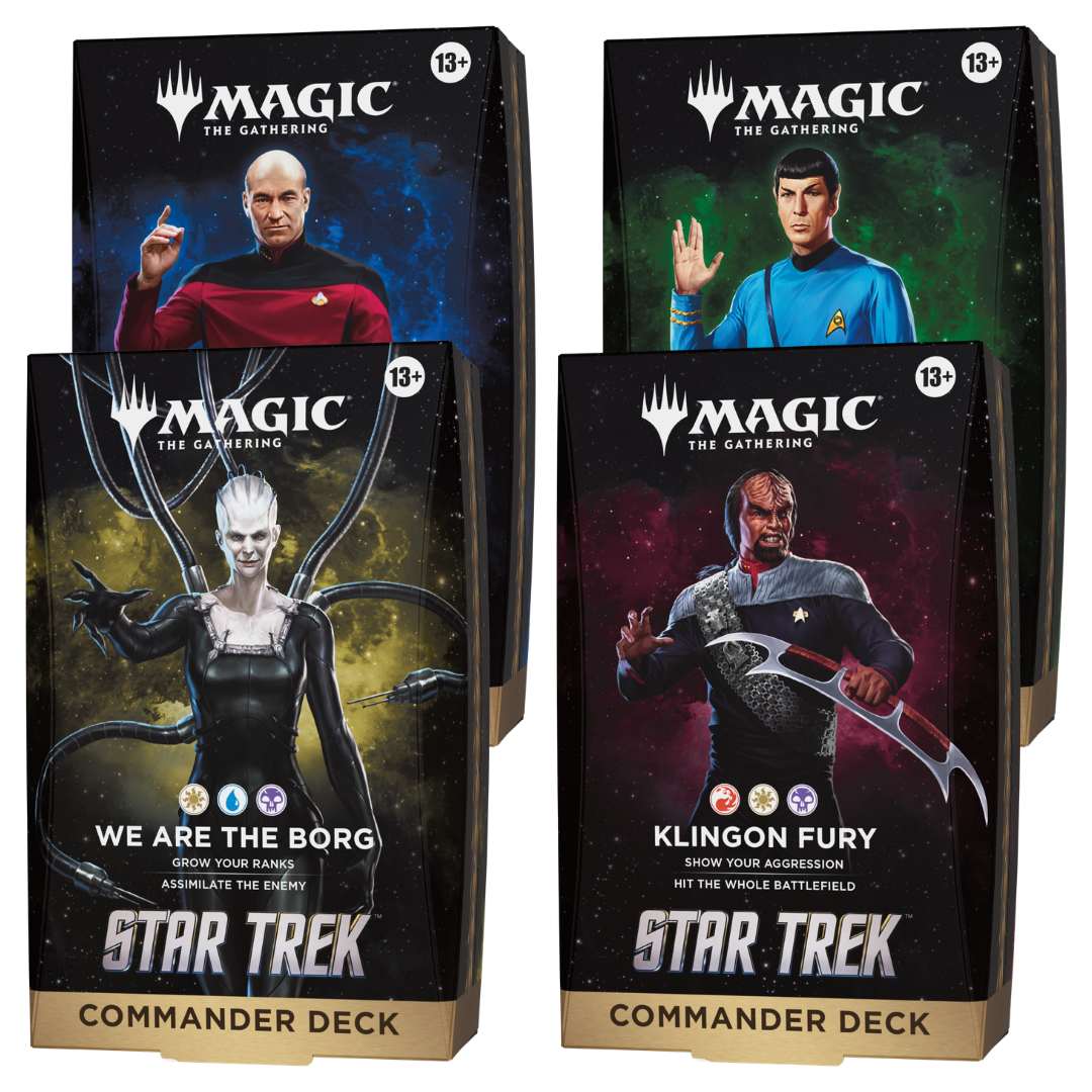 Magic: The Gathering Star Trek Commander Deck featuring Federation Fleet, Landing Party, Klingon Fury, or We Are the Borg