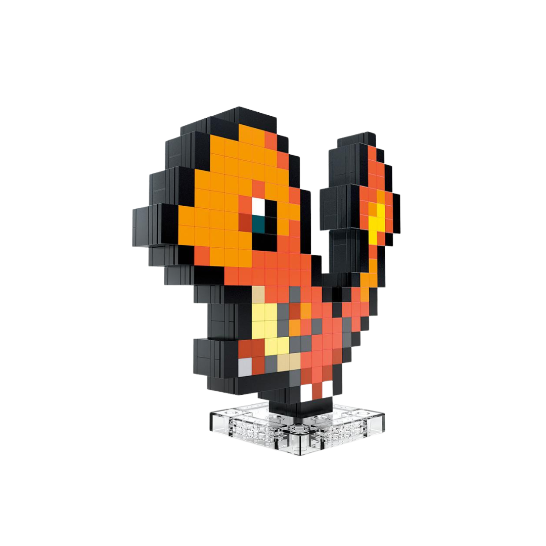 MegaConstrux-Pokemon-PixelArt-Charmander-Build