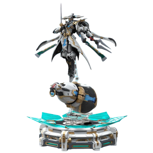 Ming Jiang Legend Sunday Hobby Xiao Yaozi model kit with multiple swords and decorative display base