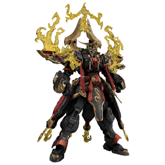Ming Jiang Legend Ying Zheng model kit with transparent golden effect parts and ornate armour