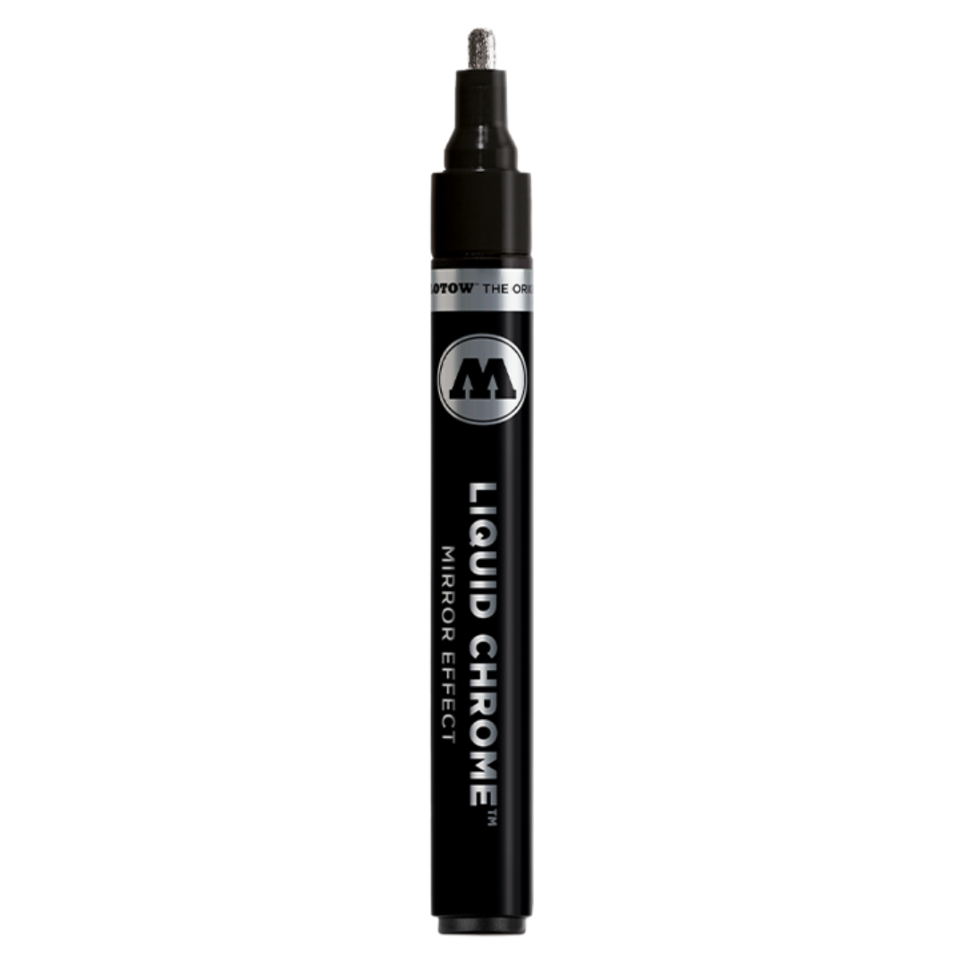 Molotow Liquid Chrome Marker 4mm reflective chrome paint marker