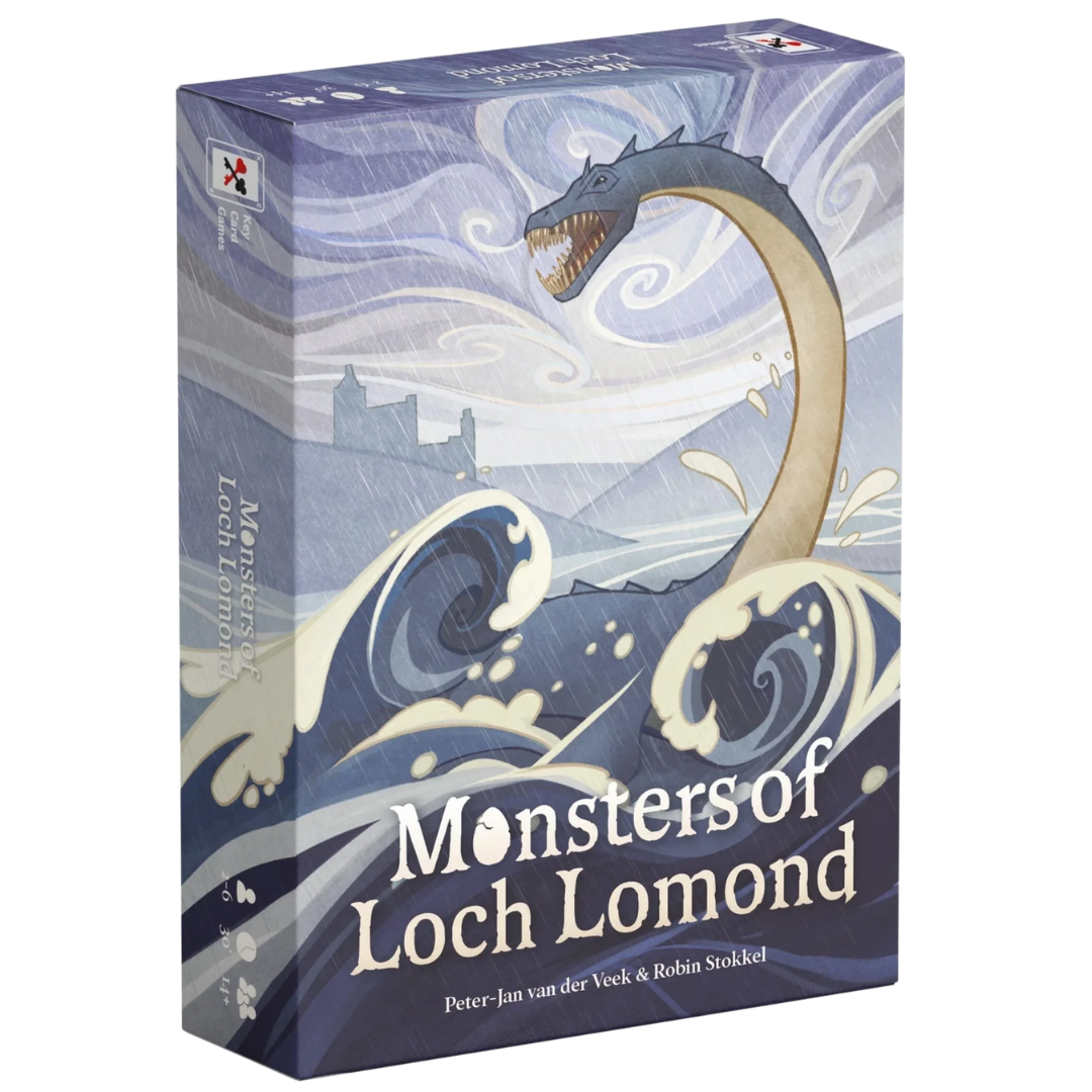 Monsters of Loch Lomond 2nd Edition card game with Scottish folklore monsters and clan building gameplay